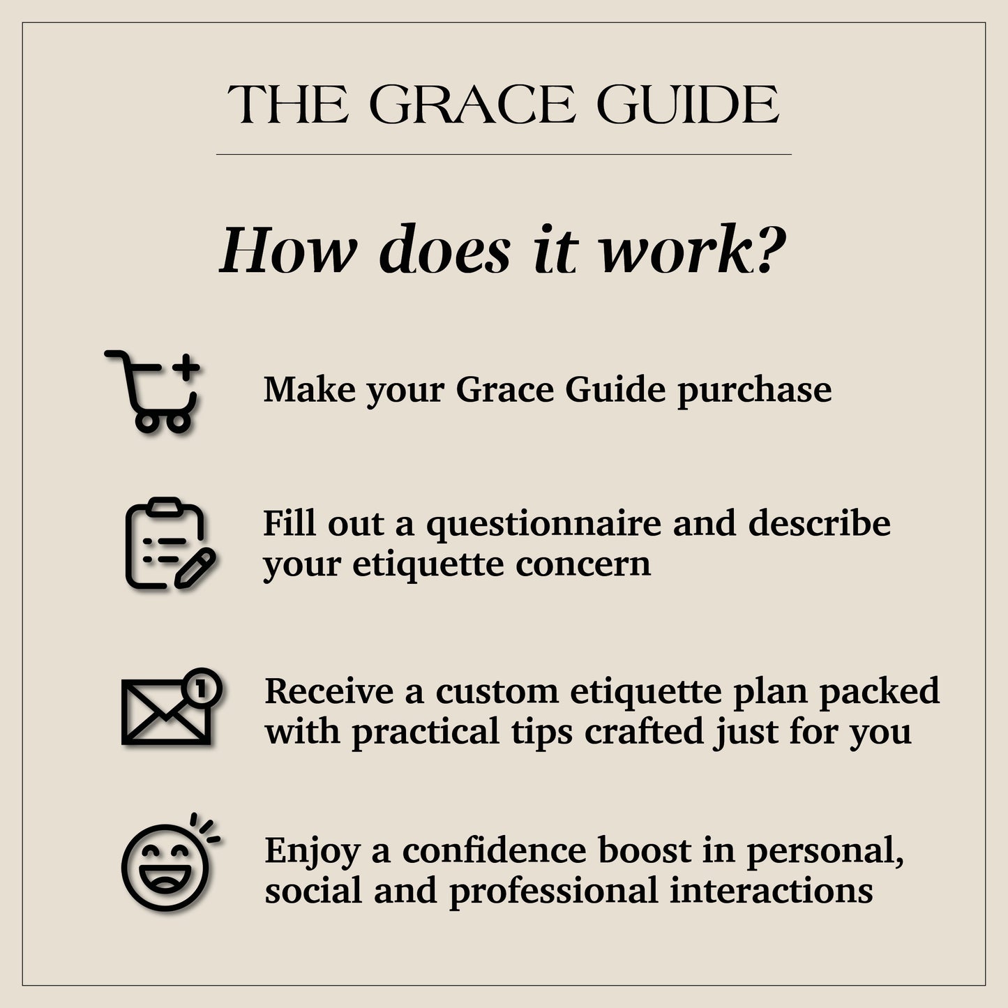 THE GRACE GUIDE: Your Bespoke Etiquette Plan + FREE Ebook!